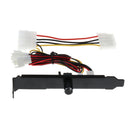 2 Pack PCI Speed Controller W/ OFF Switch PC 3 Channels 3 pin Cooling Fan