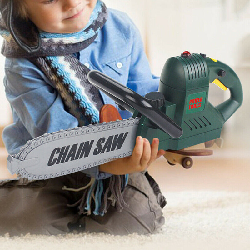 Role Play Children Chainsaw DIY Yard Maintenance Hand Power Tool Dress Up