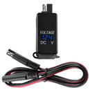 Waterproof Car Motorcycle SAE to Dual USB Charger Adapter with Voltmeter