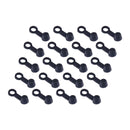 40pcs Brake Bleeder Screw Caps Grease Zerk Fitting Cap Rubber Dust Cover hf