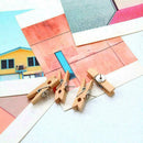 50* Favourde Push Pin with Wooden Clips Pushpins Tacks Board For Cork G0P8
