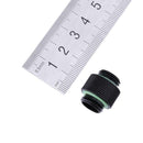 10mm G1/4 External Thread Hose Connector for PC Water Cooling(Black) A