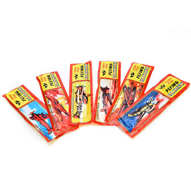 12X/Set Foam Glider Prop Flying Gliders Plane Aeroplane Children DIY Toys Po 3C