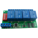 4 Channel DC 12V RS485 Relay Module Modbus RTU and AT Command Remote Contro