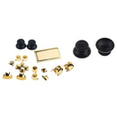Replacement Full Button Custom Mod Kit Set & 2 Piece Joystick Cap For Sony PS4