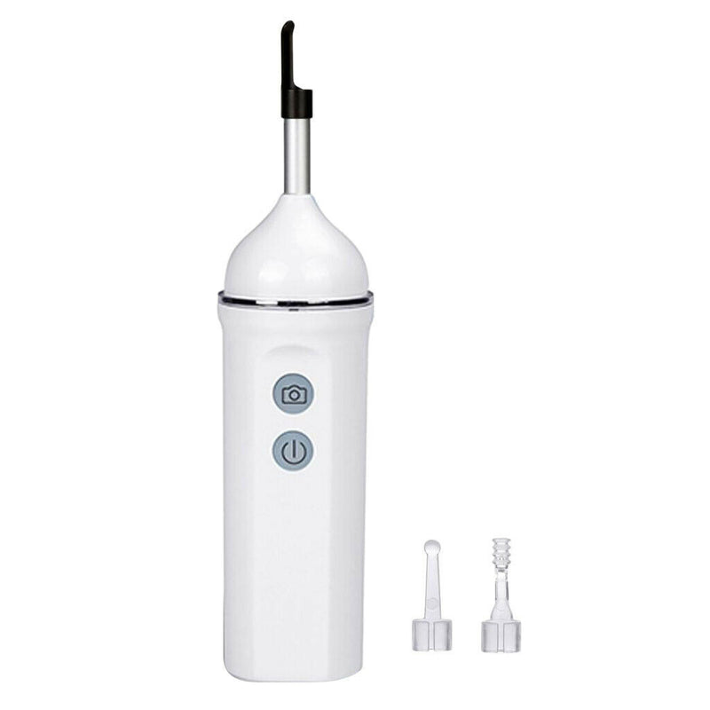 WiFi Wireless Visual Earpick HD Earwax Clean Tool Cleaning Scoop 5.3mm White