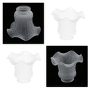4pcs E27 Clear Glass Ceiling Fan Light Chandelier Wall Sconce Light Shades