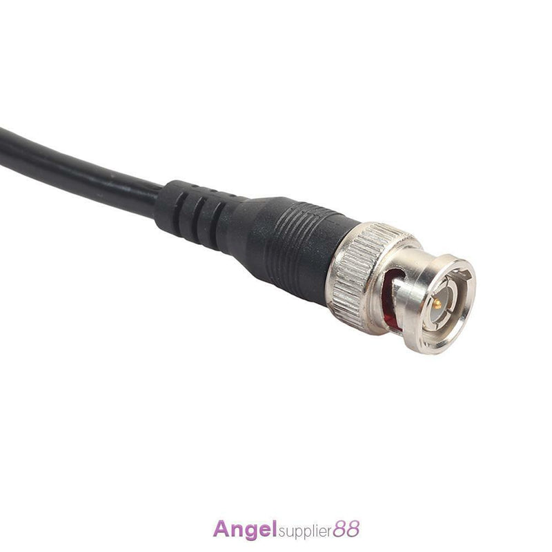 1Pc BNC Male Plug to Dual Alligator Clip Oscilloscope Test Probe Lead Cable 1m