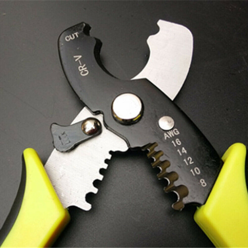 7 inch Wire Stripping Decrustation Pliers Cable Wire Stripping Scissor Tool A