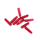 9Pcs Anodised Aluminum Dart Flight Savers /Protectors for Dart Steel Tip Red