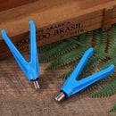 Fishing Rod Holder V Shaped Pole Rest Head Bracket Fishing Tackle (Blue) A