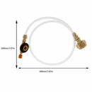 Propane Refill Adapter Gas Tank Bottle Connector Hose for Picnic Camping BBQ