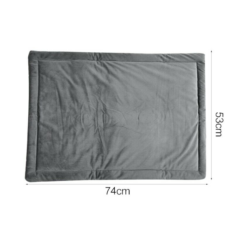 Dog Bed Mat, Dog Crate Pad Mat, Dog Mattress Washable Blankets Anti-Slip Pe M9H5
