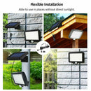 2 IN 1 Solar Powered 56 LED Outdoor Garden Motion Sensor Safety Flood Spotlights