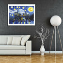 5D DIY Full Drill Diamond Painting Starry Night Cross Stitch Mosaic Kit