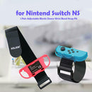1 Pair Adjustable Elastic Dance Wrist Band Strap Fit for Nintend Switch NS