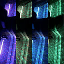 Starry LED Car Floor Foot Lamp USB Auto Interior Atmosphere Decorative Lights