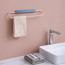 Nordic Stainless Steel Storage Rack Towel Holder Wall Mounted Hook Clothes