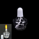 Durable Alcohol Burner Burning Lamp Clear Glass Lab Equipment Heating 150ml  Z