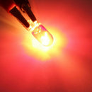 10Pcs Red T10 501 W5W Wedge Interior Car Side Light Bulb Dashboard Dash Capless