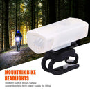 Mountain Bike Headlight USB Rechargeable Super Bright Riding Tool (White)
