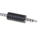 2x 3.5mm stereo male to male jack audio plug connector/coupler adapter joiner TE