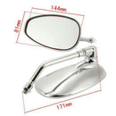 10mm Motorcycle Rear View Mirrors Long Stem For VT750 VT1100 VF750 USS Gw