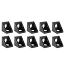 10pcs Aluminium Angle Corner Joint Right Angle Brackets Furniture Fittings A