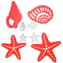 4pcs Sea Shells Cutting Dies Stencils for DIY Scrapbook/Photo Steel