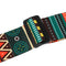 Adjustable Durable Guitar Bass Strap with PU Leather Ends National Style for