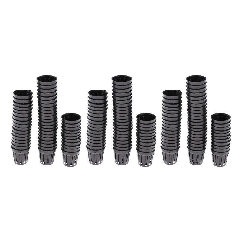 150 pcs Plastic Pot Baskets Aquarium Aquatic Water Plant Grass Cultivate S