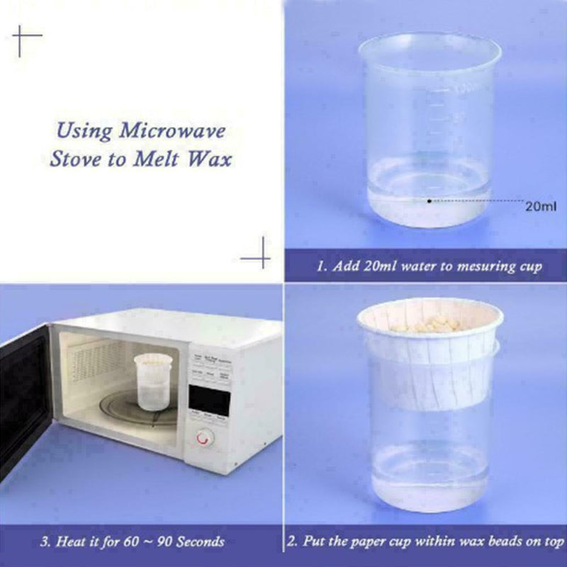 Nose Hair Removal Wax Kit Nasal Ear Hairs Painless Effective Safe Quick Bea R5P2