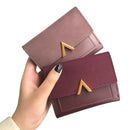 Matte Leather Small Women Wallet Mini Womens Wallets And Purses Short Femal B8K3