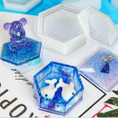 Transparent DIY Silicone Craft Tools Jewellery Necklace Storage Box Mould