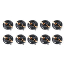 10x for Car License Plate Light Dome Map Lamp T10 Wedge Bulb Socket Twist Lock