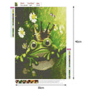 5D DIY Full Drill Diamond Painting Cross Stitch Embroidery Kit (Frog01)