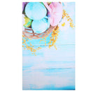 1.5 * 0.9m Colorful Easter Egg Photography Background Vinyl Customized 3