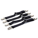 4Pcs Adjustable Bed Sheet Corner Holder Elastic Straps Fasteners Clips JD**FT