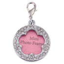 Pet Dog Flower Blossom Alloy Name Card Anti Lost Dog ID Address Name Label A