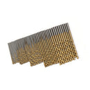 50pc Metal Drill Bit Set HSS Metric Twist Drills 1mm-3mm Drill Bits