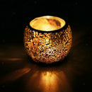 Glitter Patch Mosaic Votive Candle Tealight Candelabra Wedding Home Decor