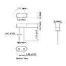 10 Pcs HC-49S DIP Quartz Crystal Oscillator 25mhz 25.000Mhz 25.000mhz D4R4