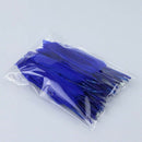 50pcs Dyed Goose Feathers DIY Hairstyles Decor Jewelry Wedding Party - Blue