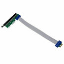 PCI-E Extention Cable Express Riser Card Adapter Flex Ribbon 1X To 16X Powe