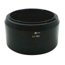 58mm HB-77 Bolted Vented Lens Shield Cover Hood For  Camera - Black