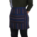 Fashion Stripe Anti Oil Cotton Bust Apron Chef Cafe Bar Kitchen Cooking Bib