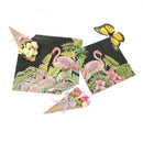 20x/bag Flower Flamingo print Napkin Serviette Hawaiian Party Table Decoratio lj
