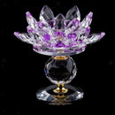 Lotus Tealight Holder Base Candle Holder Candlestick Fengshui Decor Purple