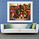 5D DIY Full Drill Diamond Painting Bear Pattern Embroidery Decor (Bear09)