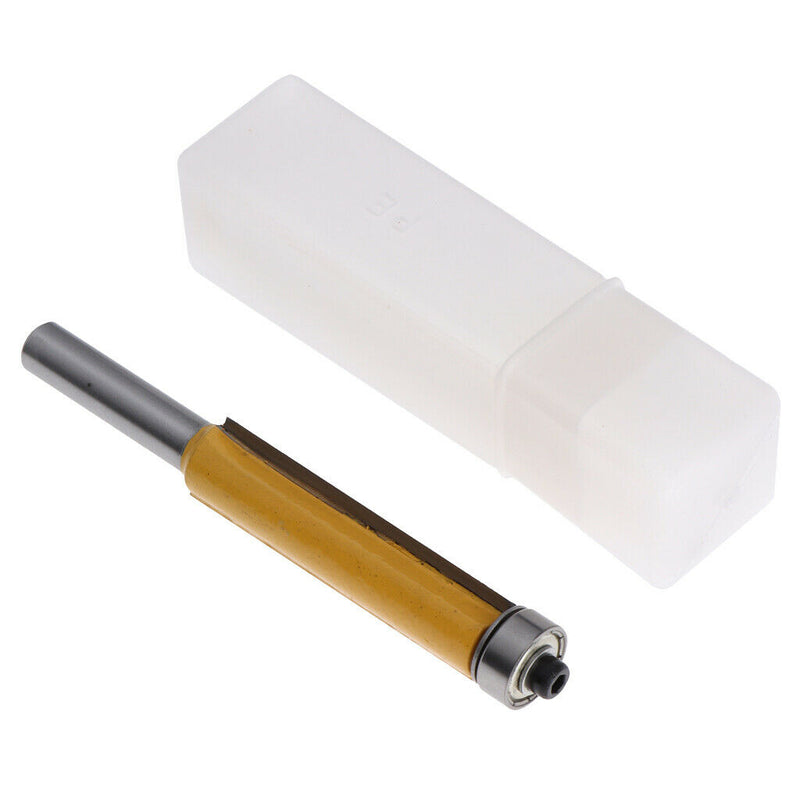 2pcs Woodworking Tool, 8mm Shank Straight Router Bit, Cutting Length 50.8mm,